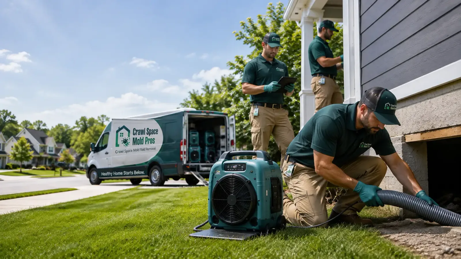 Crawl Space Mold Removal in West Barnstable, MA